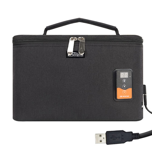 DURASIKO Portable Car Bottle Warmer - Adjustable Heating, Digital Display