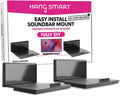 HangSmart TV Soundbar Mount NO Stud & NO Drill - Easy Install