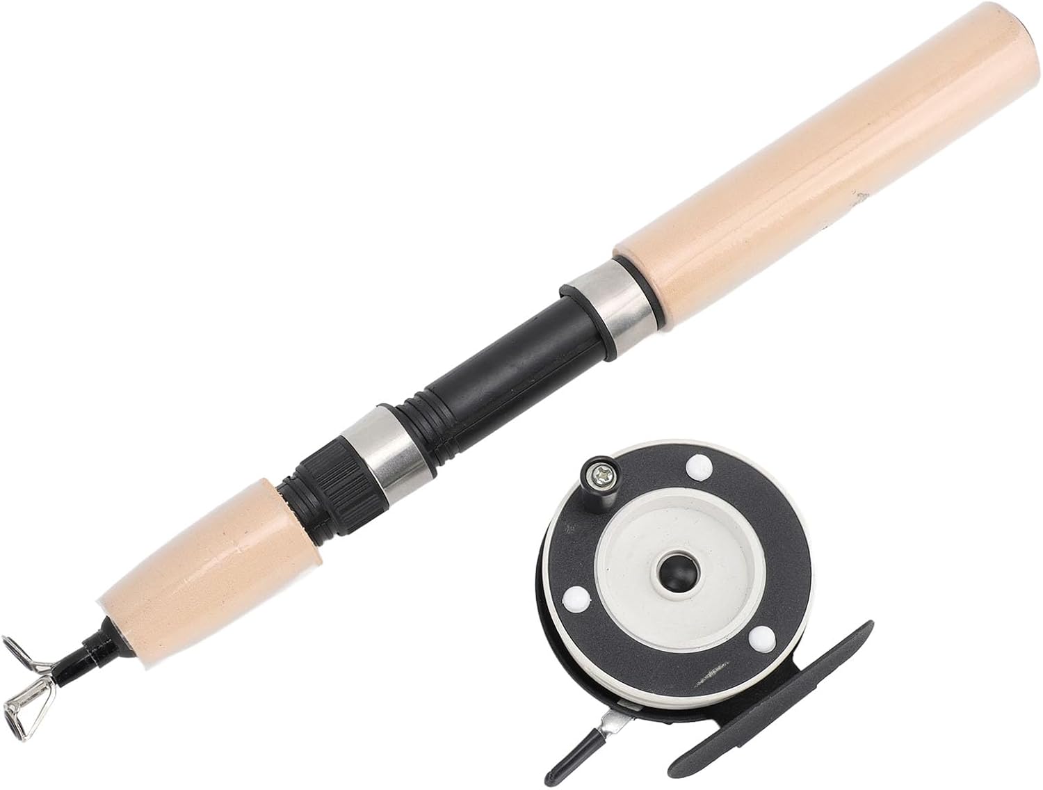 VGEBY 65cm Ice Fishing Combo: Smooth Rotation, Ultimate Comfort