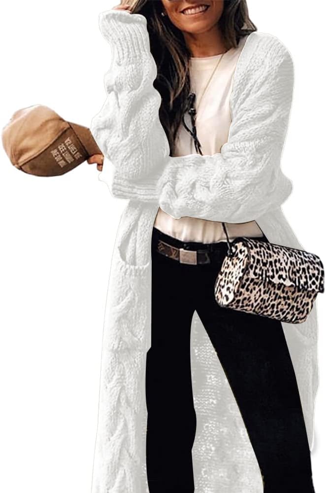 ZIWOCH Women's Long Cardigan Coats for Casual Style and Comfort