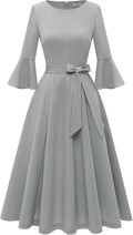 HomRain Women's Vintage Evening Dress for Weddings and Parties