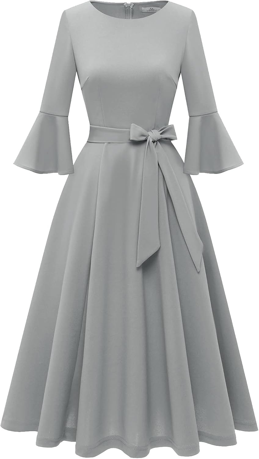 HomRain Women's Vintage Evening Dress for Weddings and Parties