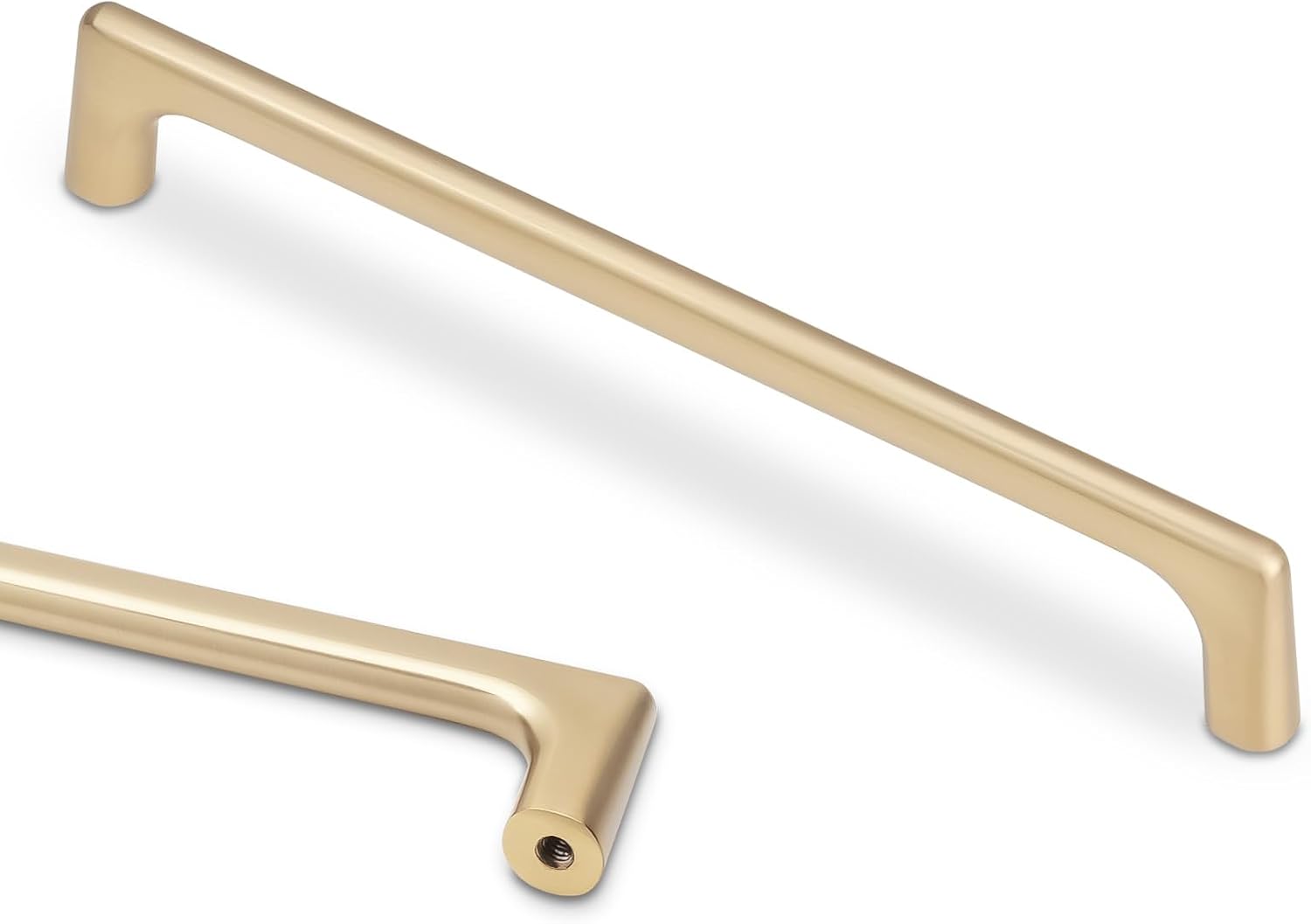 10 Pack 6-1/4 Inch Cabinet Pulls in Champagne Bronze Finish