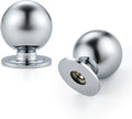 24 Pack Polished Chrome Cabinet Knobs, Round Dresser Knobs - Clean