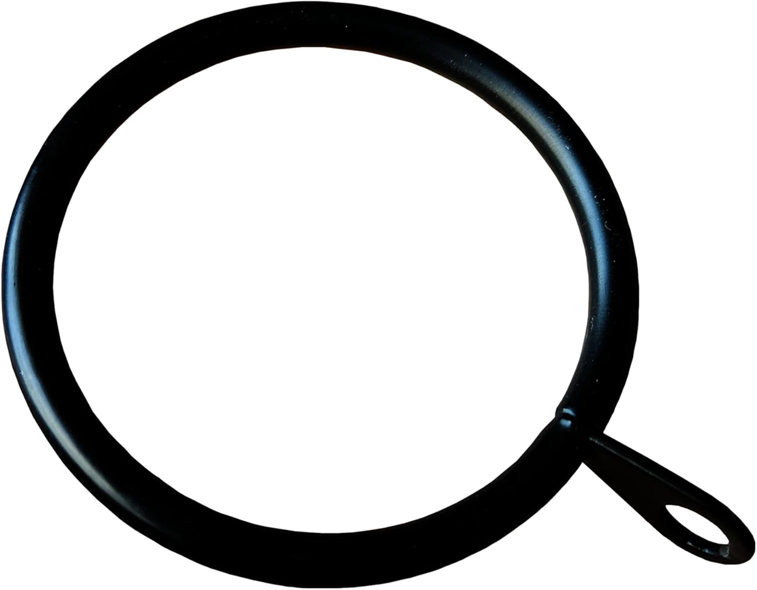 Black Metal Curtain Rings - Set of 42 | Easy Curtain Hanging