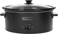 HOMECOOKIN 7 Quart Slow Cooker Oval Manual Pot - Large Family Cooker