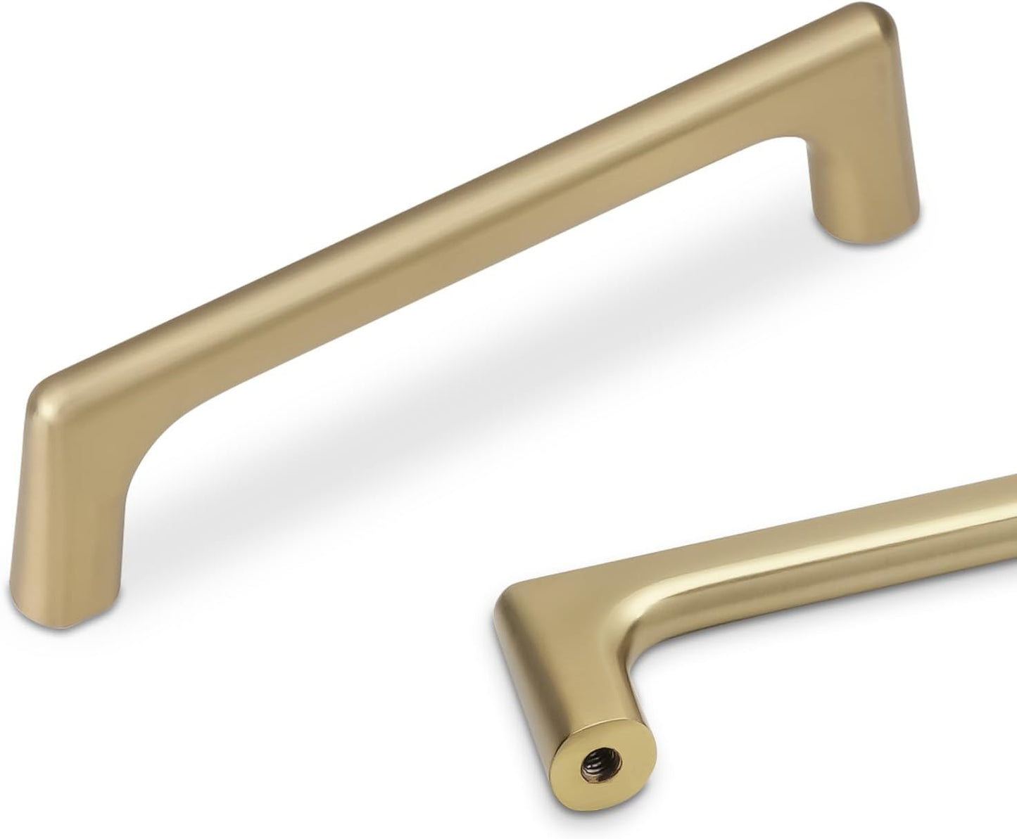 10 Pack 3-3/4 Inch Champagne Bronze Kitchen Cabinet Handles