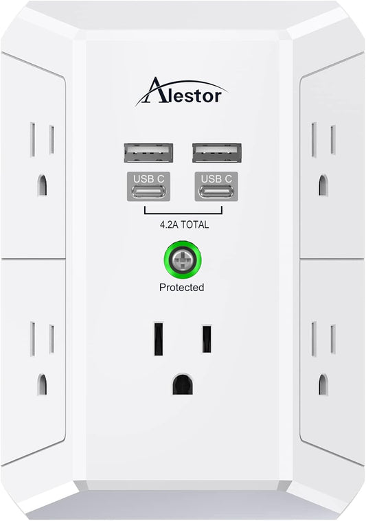 Power Up Anywhere with ALESTOR Surge Protector!