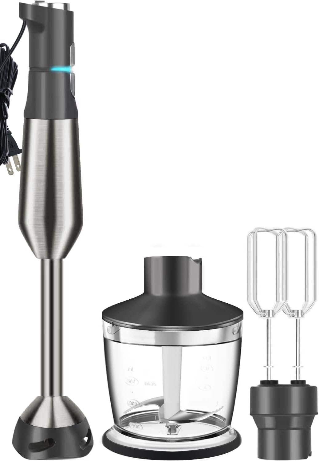 GAVASTO 15-Speed Hand Blender: Scratch-Resistant, Turbo Mode, Multi-Functional