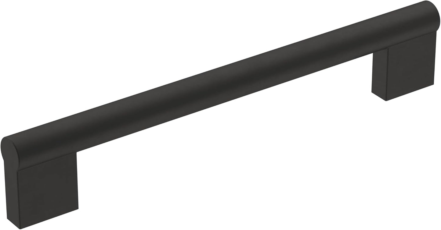 Amerock Versa 6-5/16 inch Matte Black Cabinet Pulls - 10 Pack