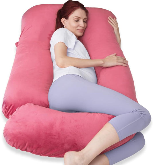 60 Inch Pregnancy Pillow for Sleeping, Extra Large U Shaped Pillow