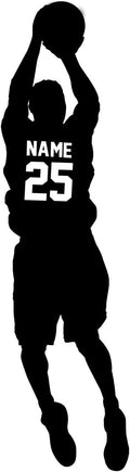 Personalized Basketball Name Decals for Boys Room - Custom Vinyl