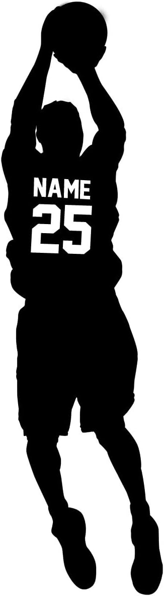 Personalized Basketball Name Decals for Boys Room Decor