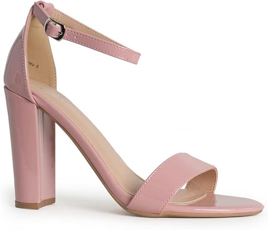 J. Adams Shirley Heels for Women - Stylish Ankle Strap Sandals
