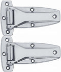 Chrome Smoker Hinge Walk in Refrigerator Cooler Hinge - Flush Mount