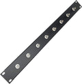 Rack Panel with 8 Bulkhead Adapters for BNC Antennas - Rackmount