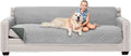 88 in Sofa Shield Slip Cover Light Gray - Patented Strap Protector