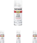 Rust-Oleum Stops Rust Satin Clear Spray Paint Pack of 4 - Durable