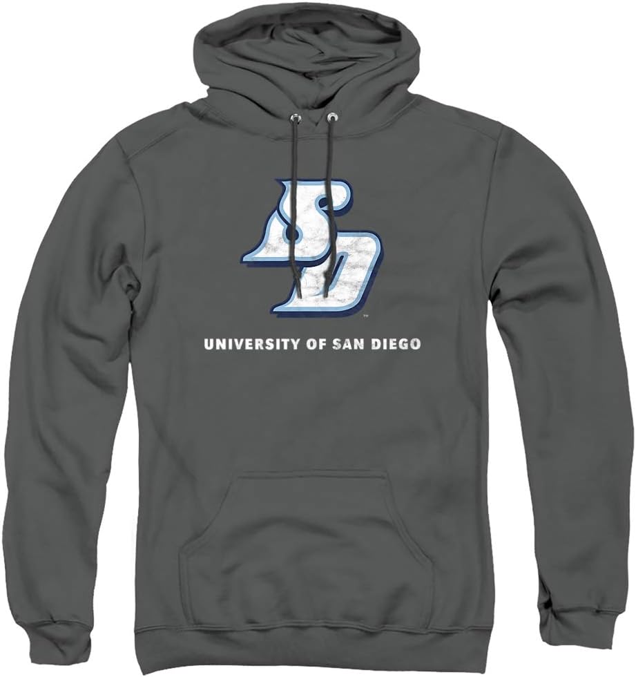 Official Collegiate Distressed Logo Hoodie for Everyday Wear