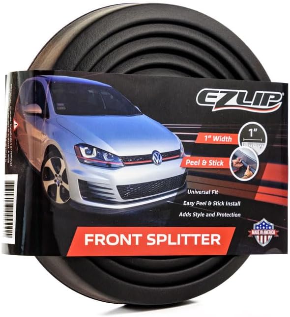 EZ Lip Universal Fit 1-Inch Lip Spoiler for Bumper Enhancement