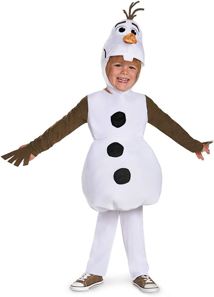 Disguise Boys Olaf Toddler Classic Costume for Halloween Fun