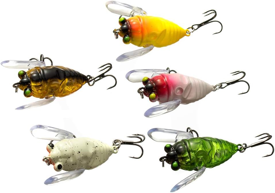 Bionic Snakehead Bass Lures Set - 5pcs Floating Crankbaits