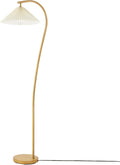 GLOBE Electric 62in Floor Lamp with Bohemian Design and Pivot Joint