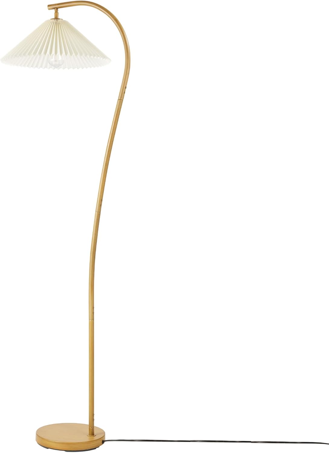 GLOBE Electric 62in Floor Lamp with Bohemian Design and Pivot Joint