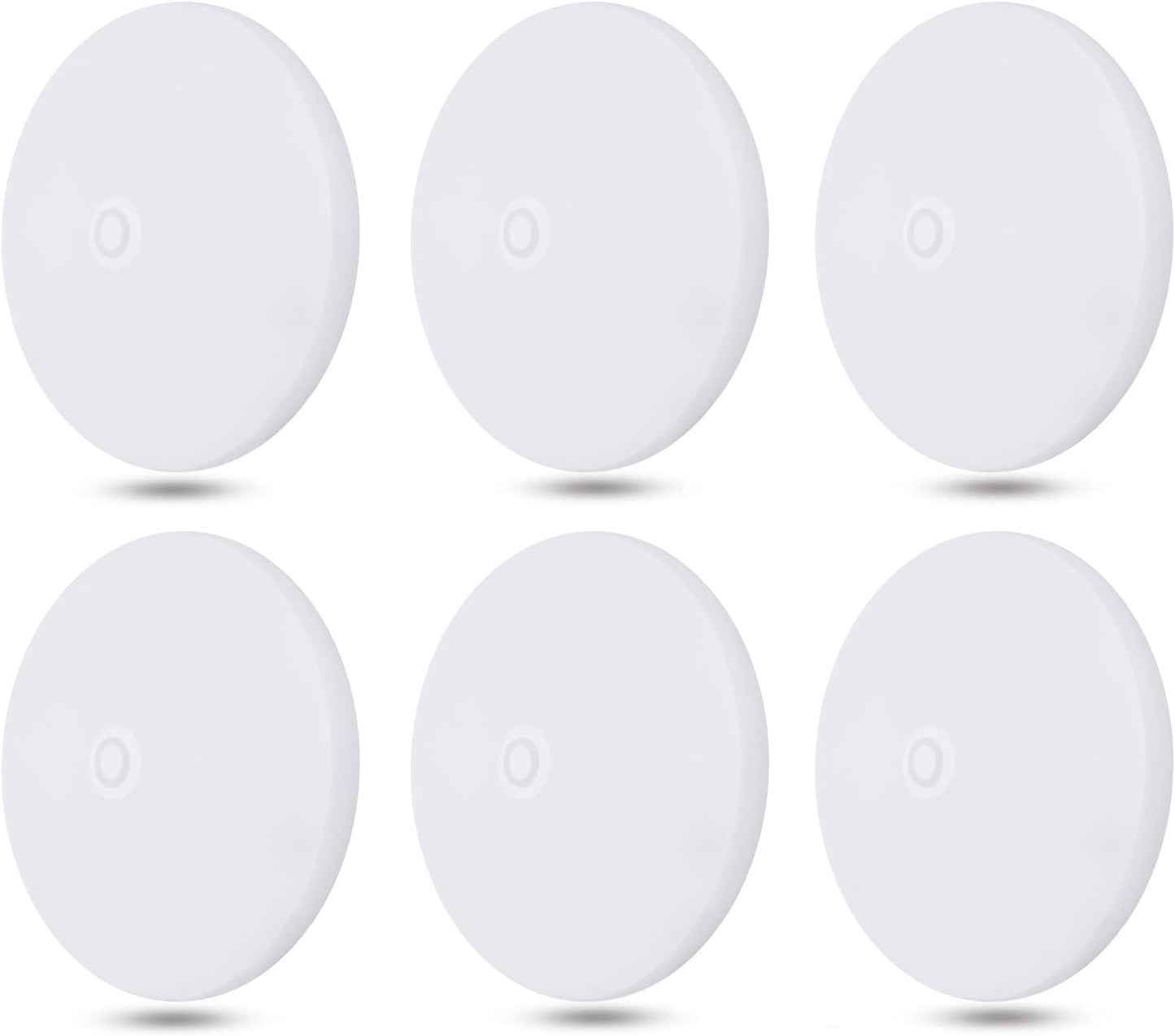 Facon 6-Pack Ultra Slim 4.5ft' 12V RV Puck Lights for Adventure