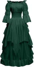 Abaowedding Women's Gothic Witch Dress Medieval Renaissance Costume de