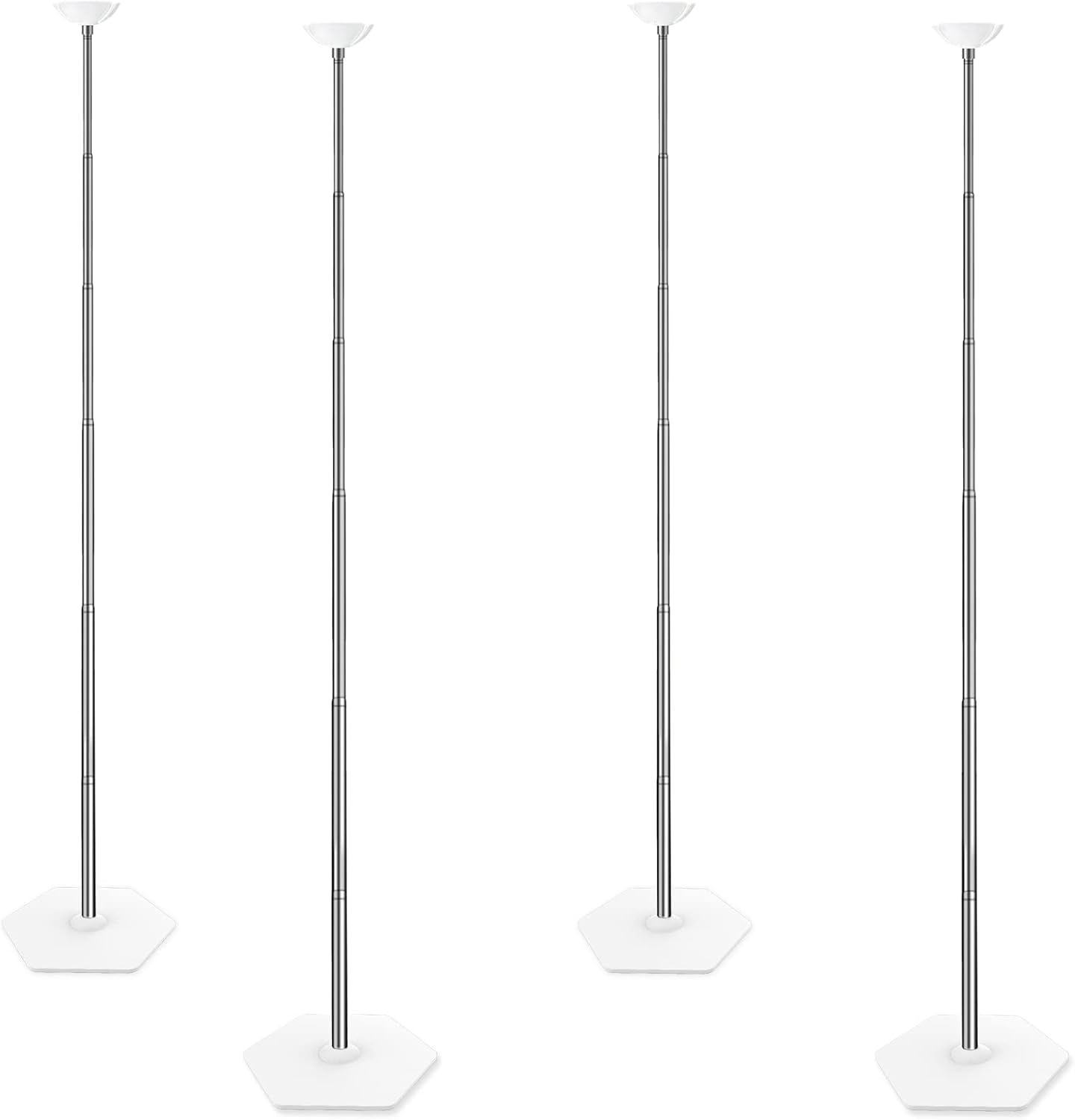 TEKXYZ Telescoping Balloon Stand Set of 4 for Party Decor