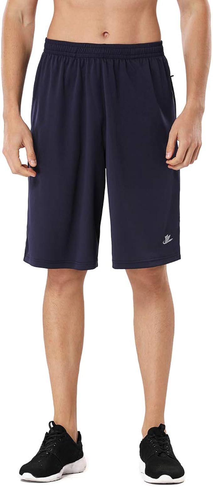 DEVOROPA Men's Athletic Basketball Shorts for Performance Sports