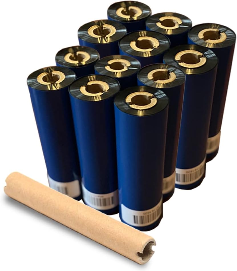 Premium Resin-Enhanced Wax Thermal Transfer Ribbon for Zebra Printers