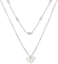 Kendra Scott Ari Heart Multistrand Necklace - Layered Gold Look