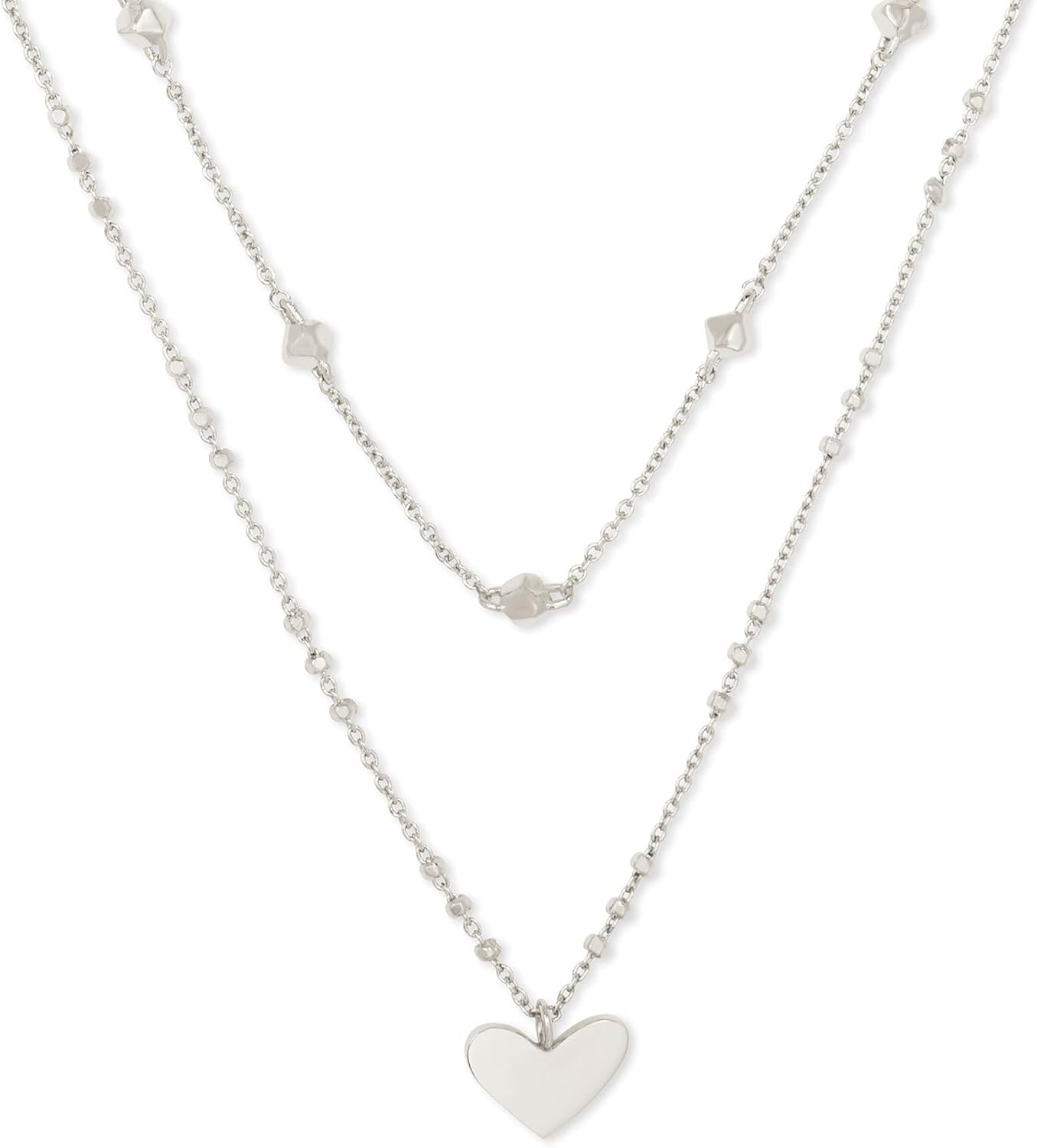 Kendra Scott Ari Heart Multistrand Necklace for Layered Style