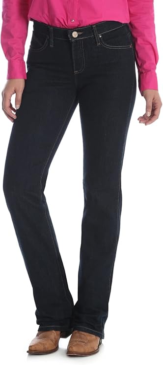 Wrangler Women's Q-Baby Mid Rise Boot Cut Ultimate Riding Jean Review