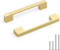 Rergy Cabinet Pulls 5in Hole Center Gold Handles - Durable Brushed