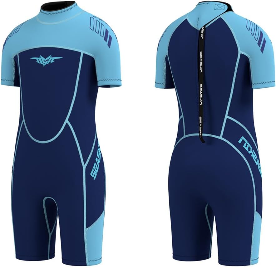 Seaskin Kids Wetsuit for Boys Girls Toddler 3mm Thermal Swim