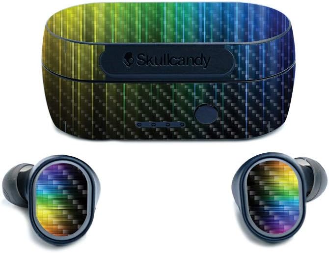Protective Rainbow Carbon Fiber Skin for Skullcandy Sesh | Durable USA-Made