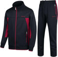 Men's Casual Athletic Tracksuit Long Sleeve 2-Piece Set - Comfortable