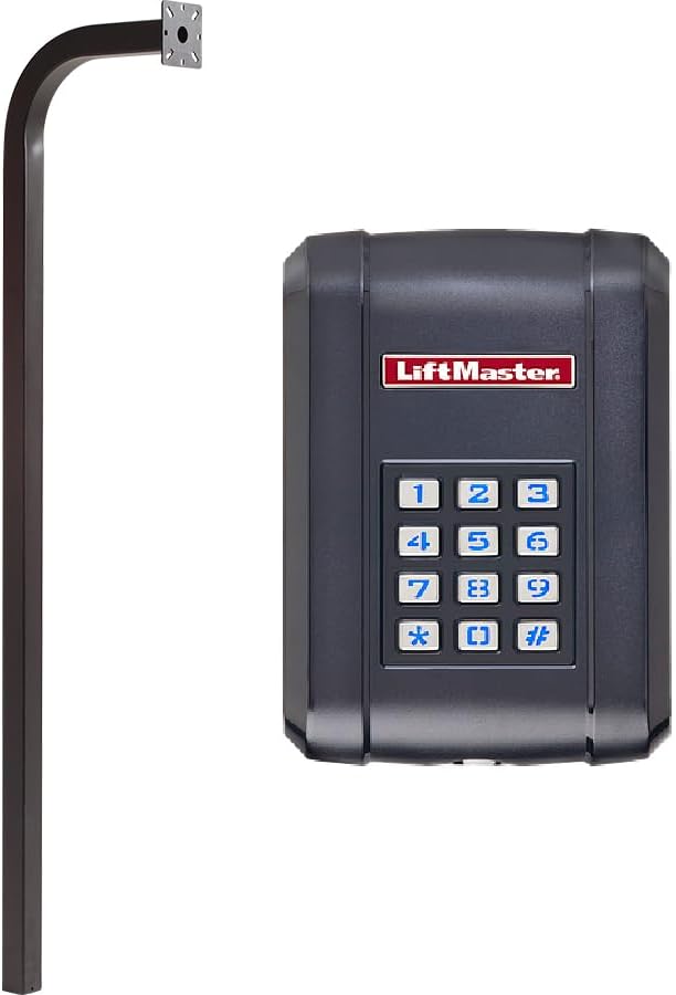64 Inch In-Ground Pedestal Bundle with LiftMaster KPW5 Keypad