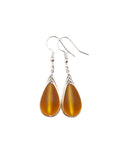 Yinahawaii Handmade Sea Glass Earrings - Lightweight Hawaiian