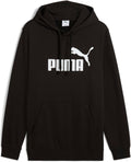 PUMA mens Essentials Logo Fleece Hoodie - Warm, Soft Everyday Layer at