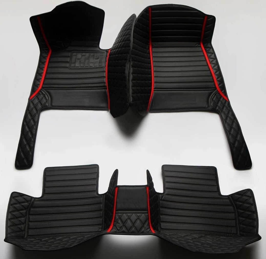 Luxury Leather Car Floor Mats Custom Personalized Full Coverage