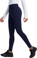 Fleece Lined Leggings Thermal Hiking Pants - Water Resistant Comfort