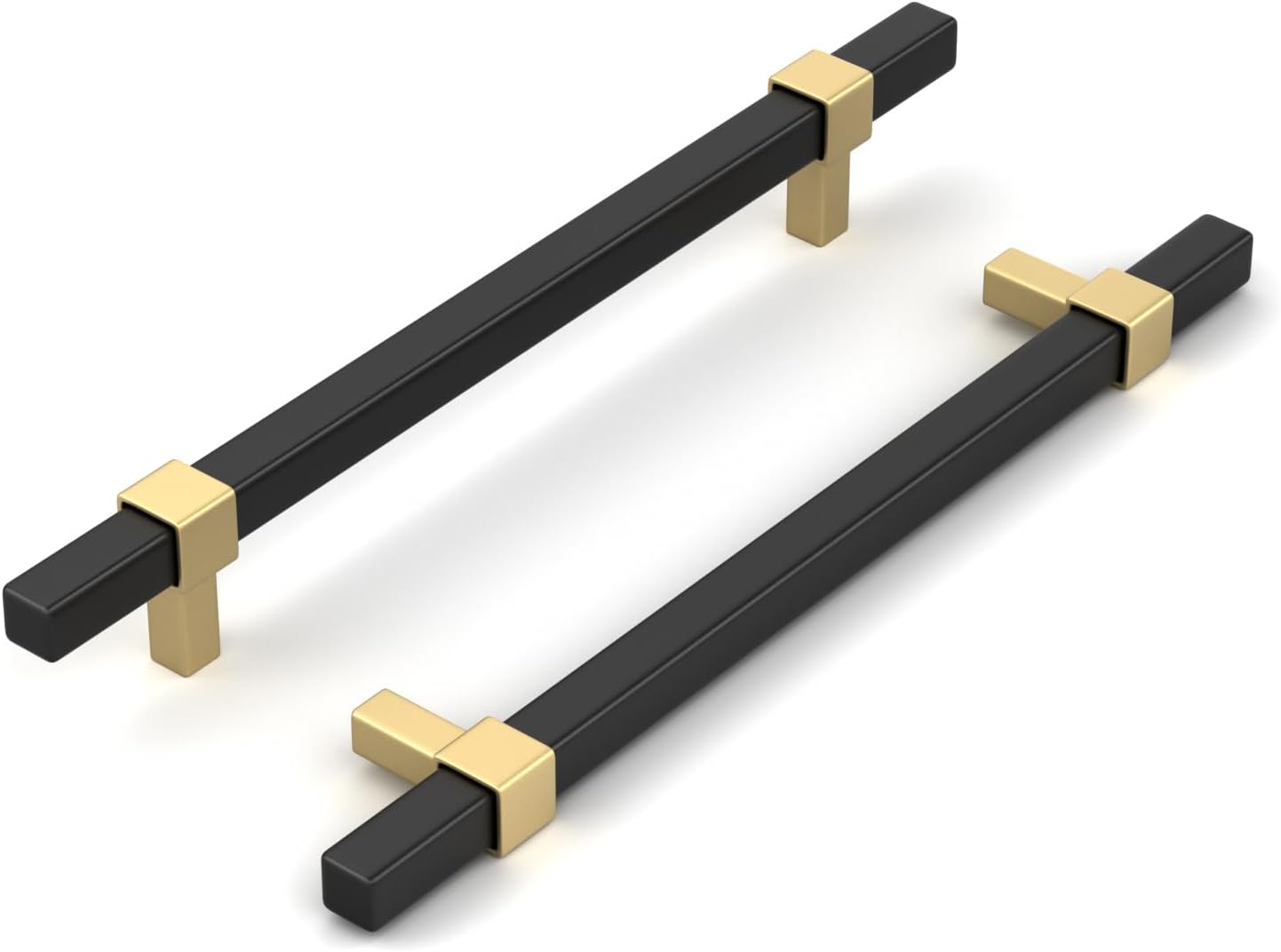 Modern Black and Gold Cabinet Handles for Stylish Interiors