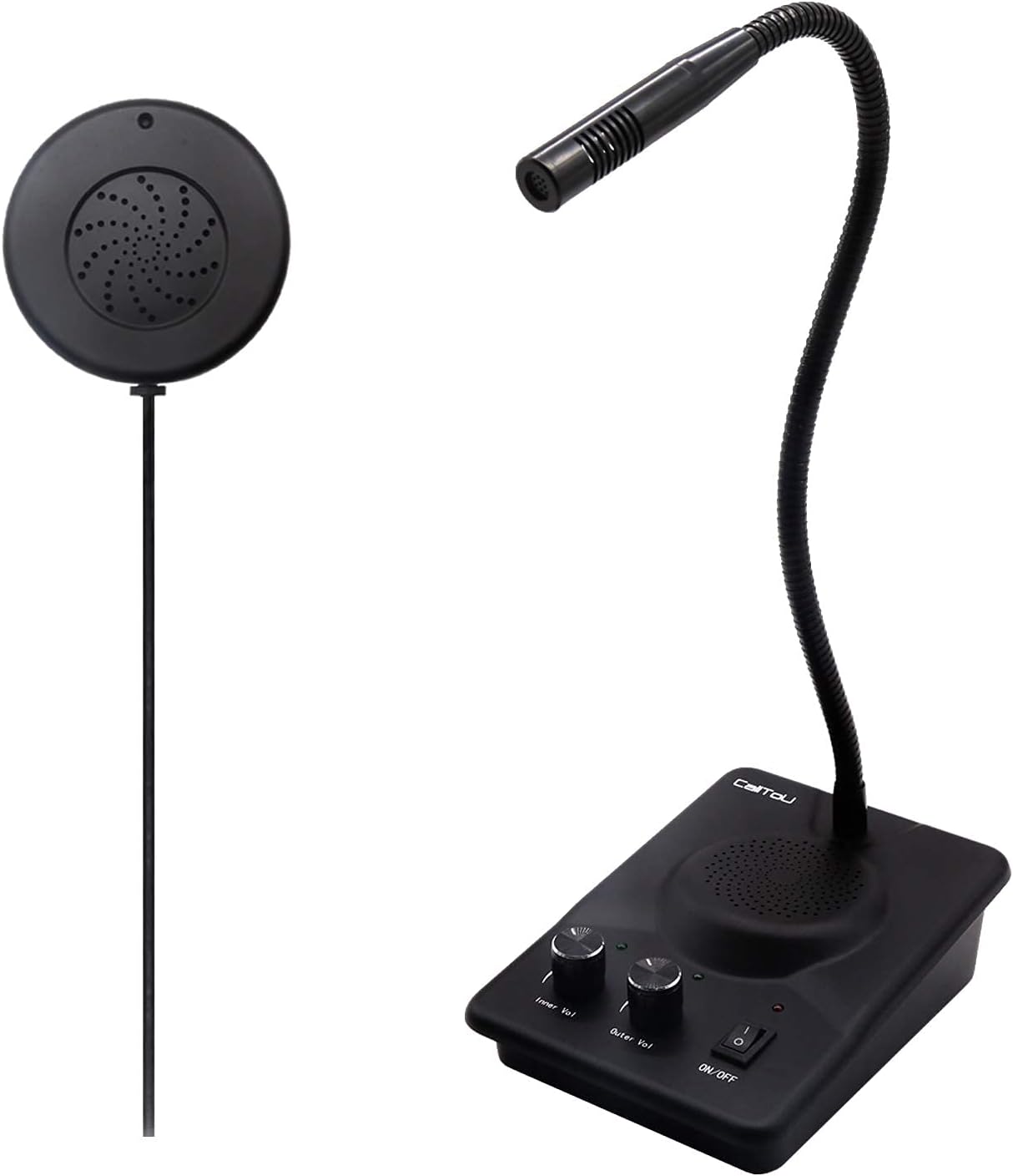 CallToU Window Speaker Intercom System for Banks and Offices