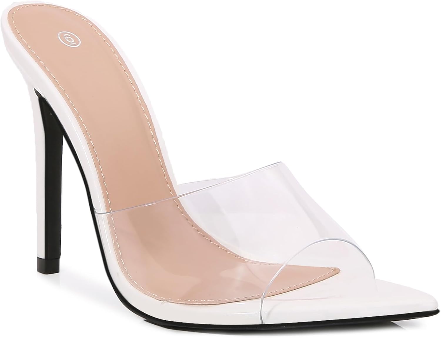 Women Clear Pointed Toe Sandals Stiletto Heels for Style