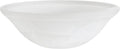 Alabaster Glass Shade 11-1/2in x 4in - Replacement Flush/Semi-Flush