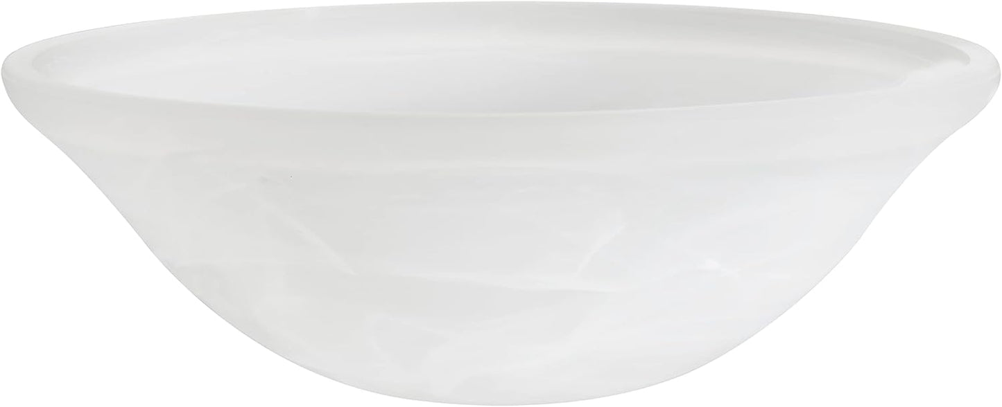 Alabaster Glass Shade for Flush Mount and Pendant Lighting